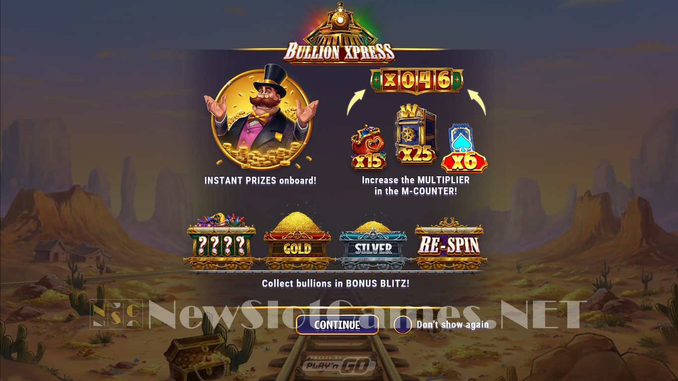 Bullion Xpress Slot Demo Image