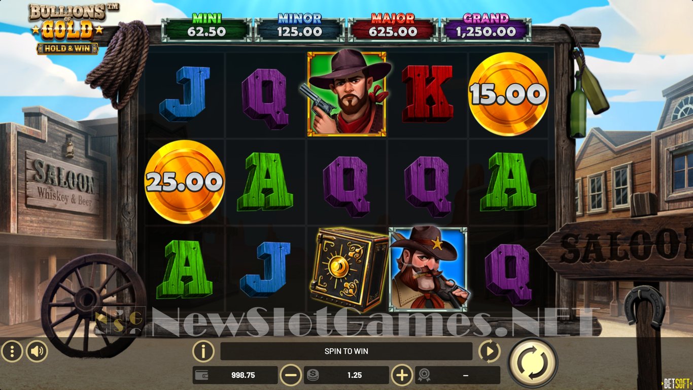 Bullions of Gold Slot Demo Image
