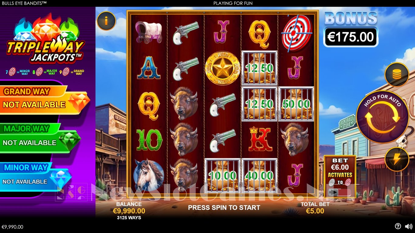 Bulls Eye Bandits Slot Slot Image in Demo - pic. 2