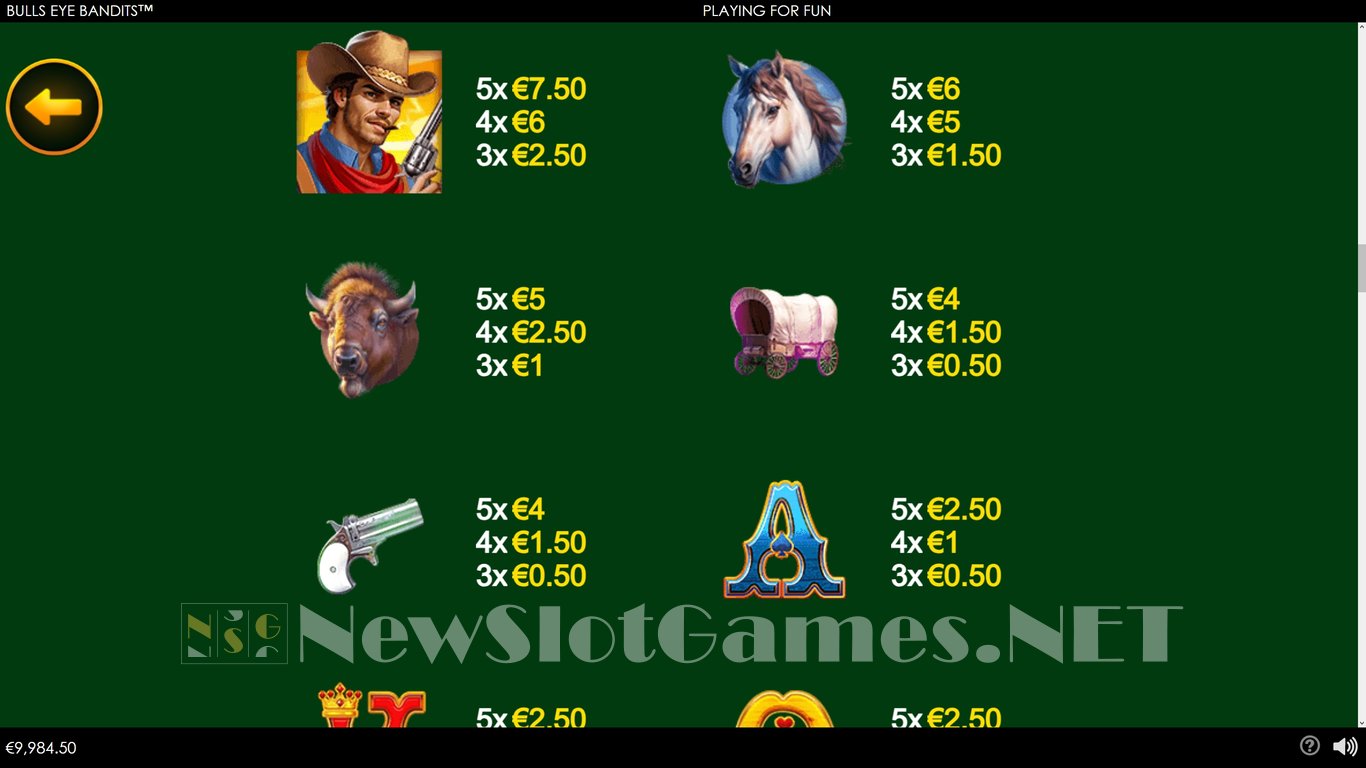 Bulls Eye Bandits Slot Slot Image in Demo - pic. 7