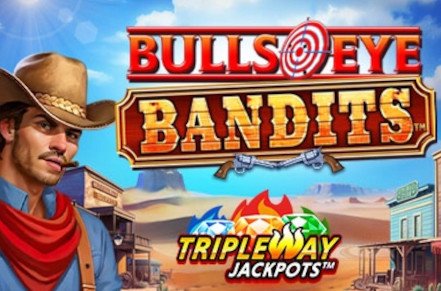 Bulls Eye Bandits Slot Logo
