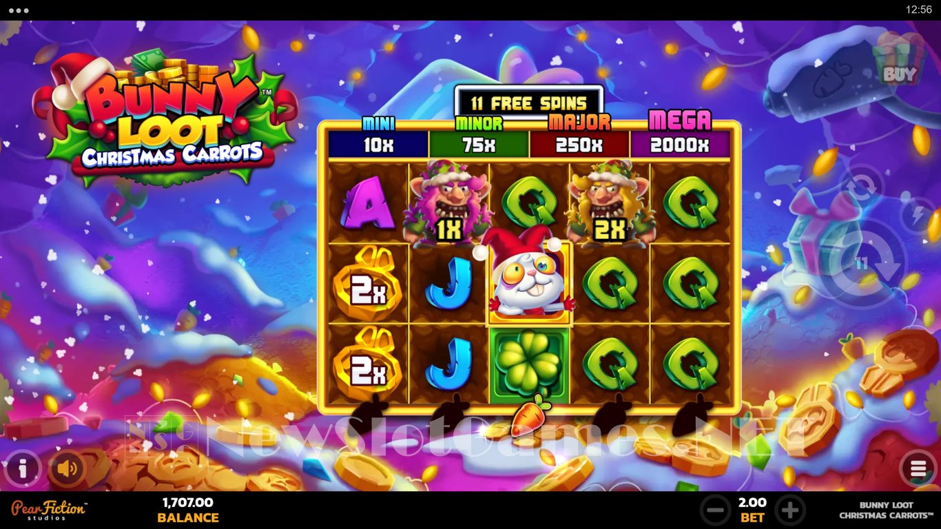 Bunny Loot Christmas Carrots Slot Slot Image in Demo - pic. 6