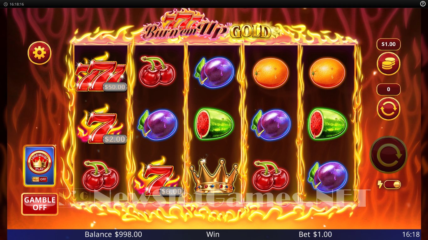 Burn Em Up Gold Slot Slot Image in Demo - pic. 2