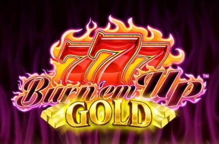 Burn Em Up Gold Slot Logo