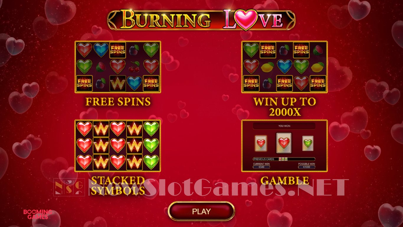 Burning Love Slot Demo Image