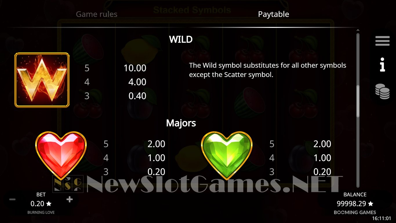 Burning Love Slot Slot Image in Demo - pic. 9