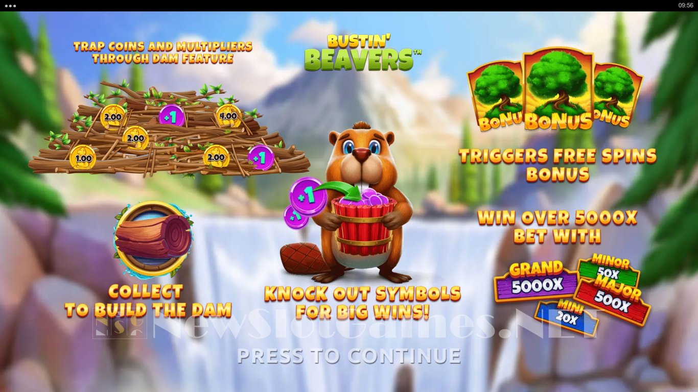 Bustin Beavers Slot Demo Image