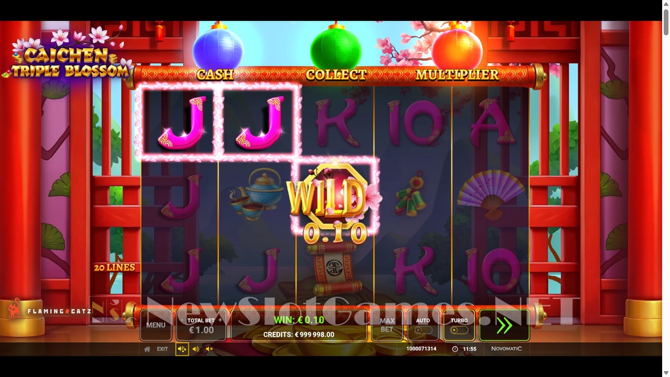 Caichen Triple Blossom Slot Slot Image in Demo - pic. 2