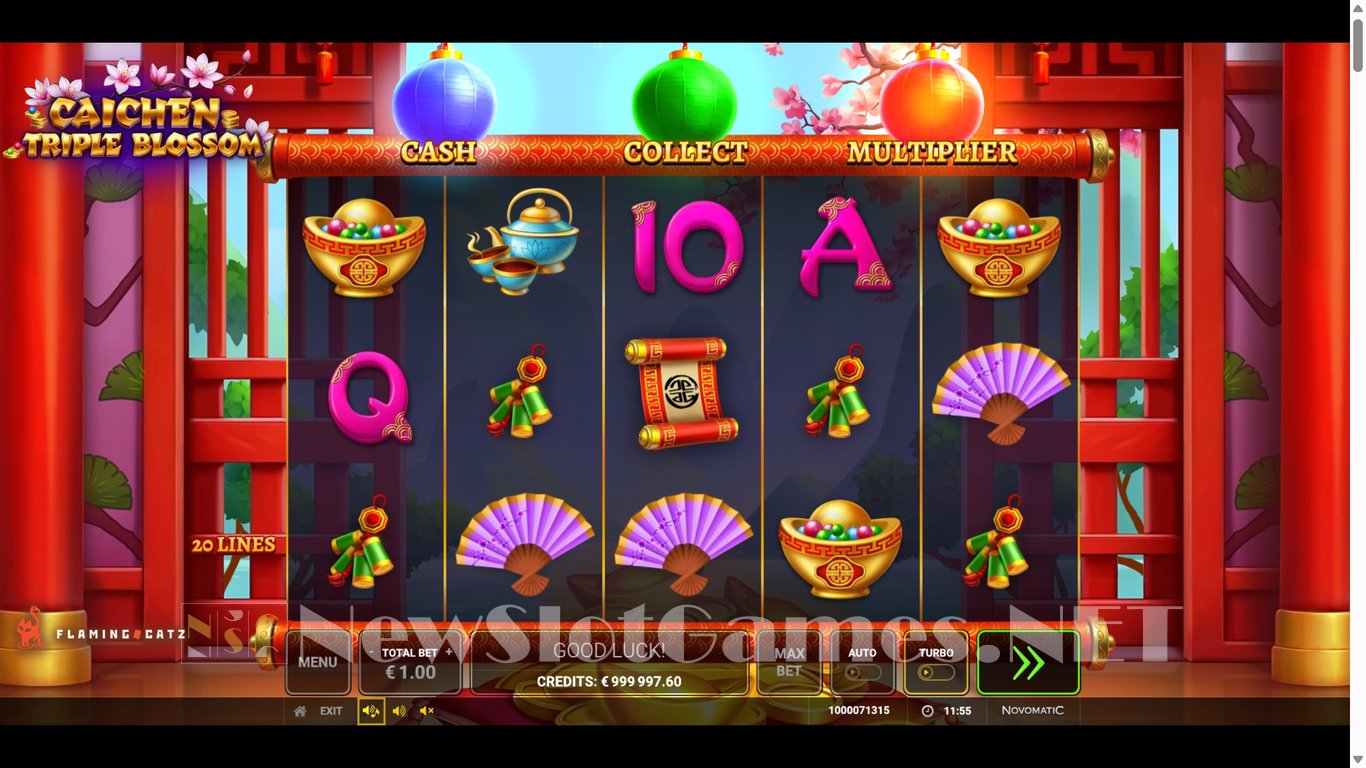 Caichen Triple Blossom Slot Slot Image in Demo - pic. 3