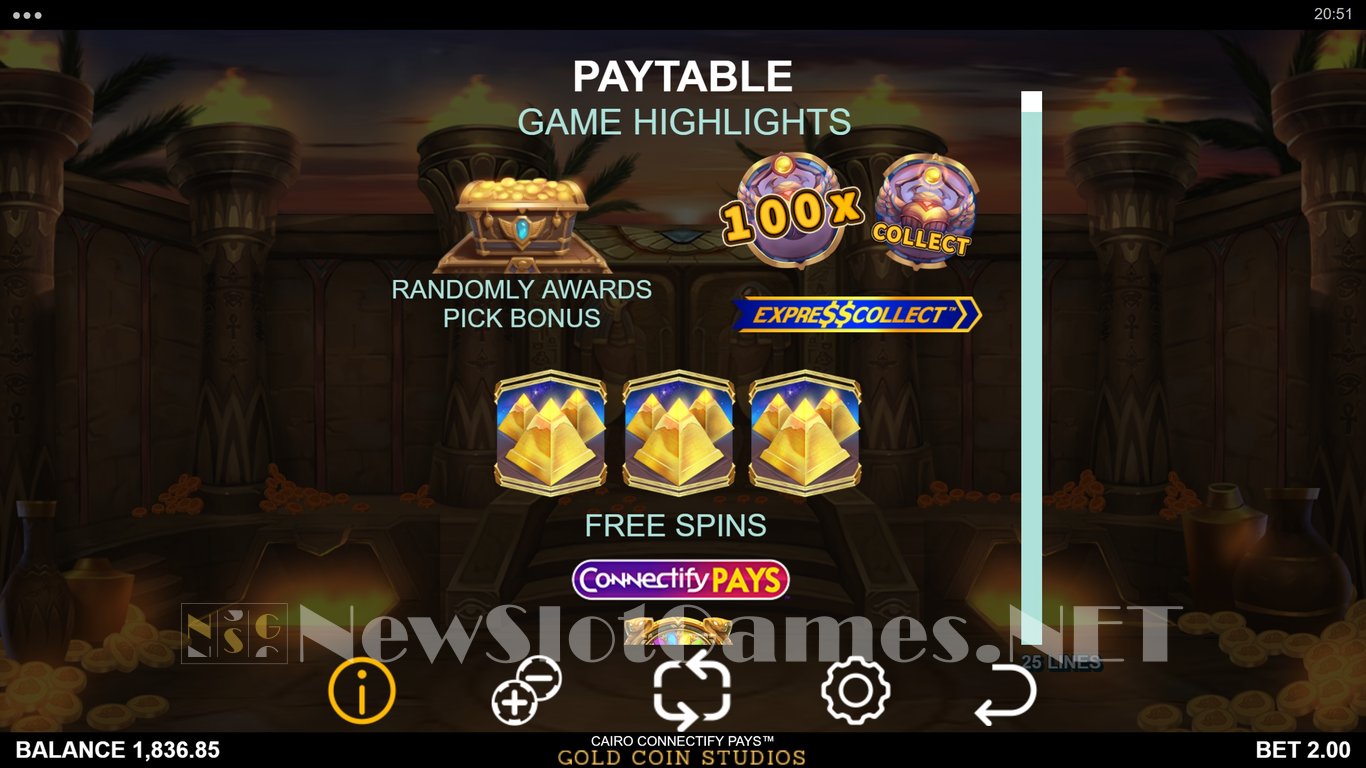 Cairo Connectify Pays Slot Slot Image in Demo - pic. 12