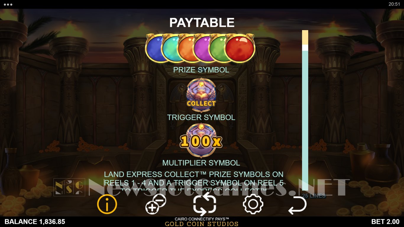 Cairo Connectify Pays Slot Slot Image in Demo - pic. 13