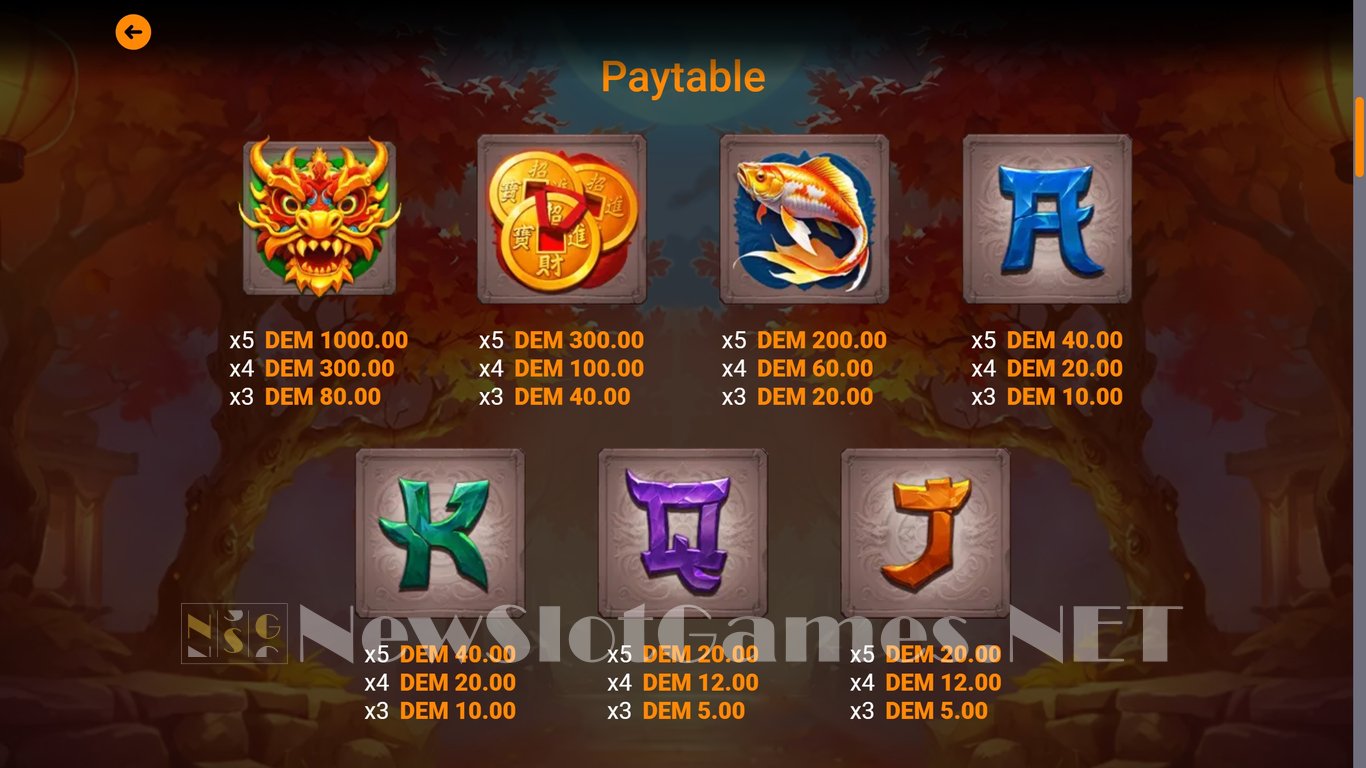 Caishen Gold Infinity Dragon Slot Slot Image in Demo - pic. 6