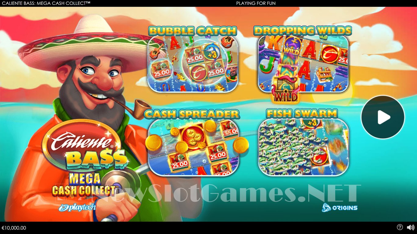 Caliente Bass Mega Cash Collect Slot Demo Image