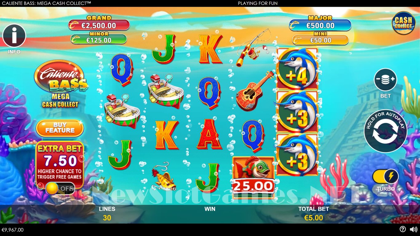 Caliente Bass Mega Cash Collect Slot Slot Image in Demo - pic. 4