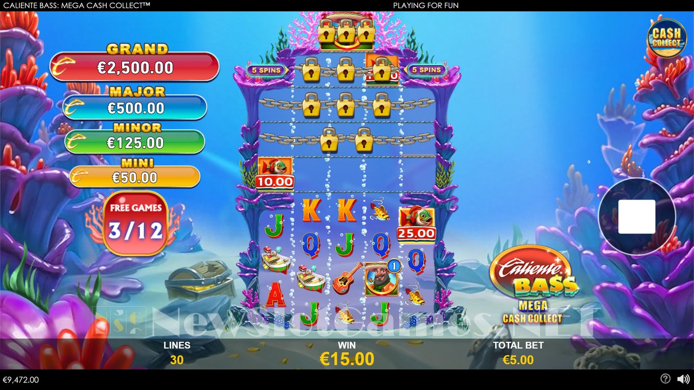 Caliente Bass Mega Cash Collect Slot Slot Image in Demo - pic. 7