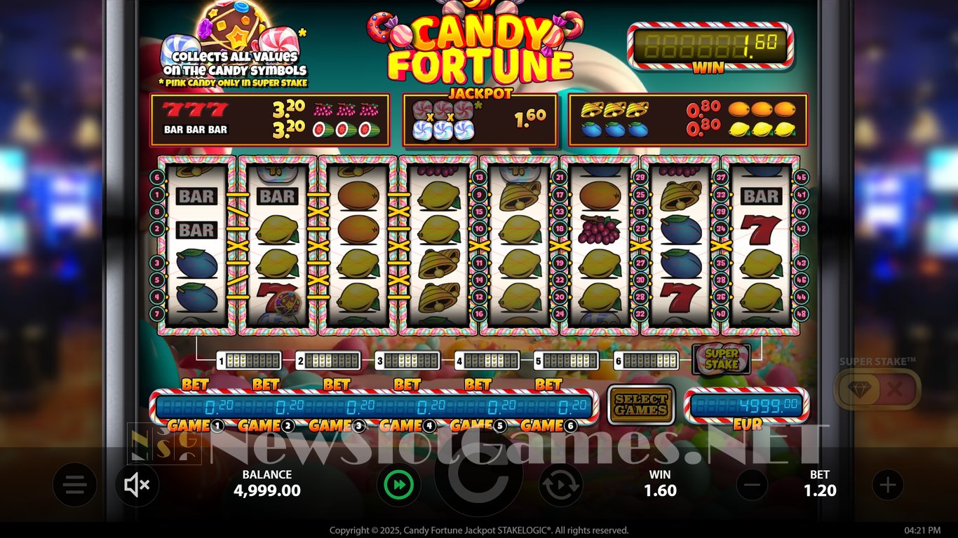 Candy Fortune Jackpot Slot Slot Image in Demo - pic. 5