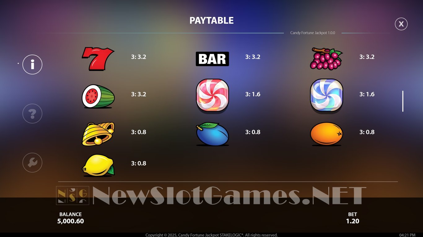 Candy Fortune Jackpot Slot Slot Image in Demo - pic. 7