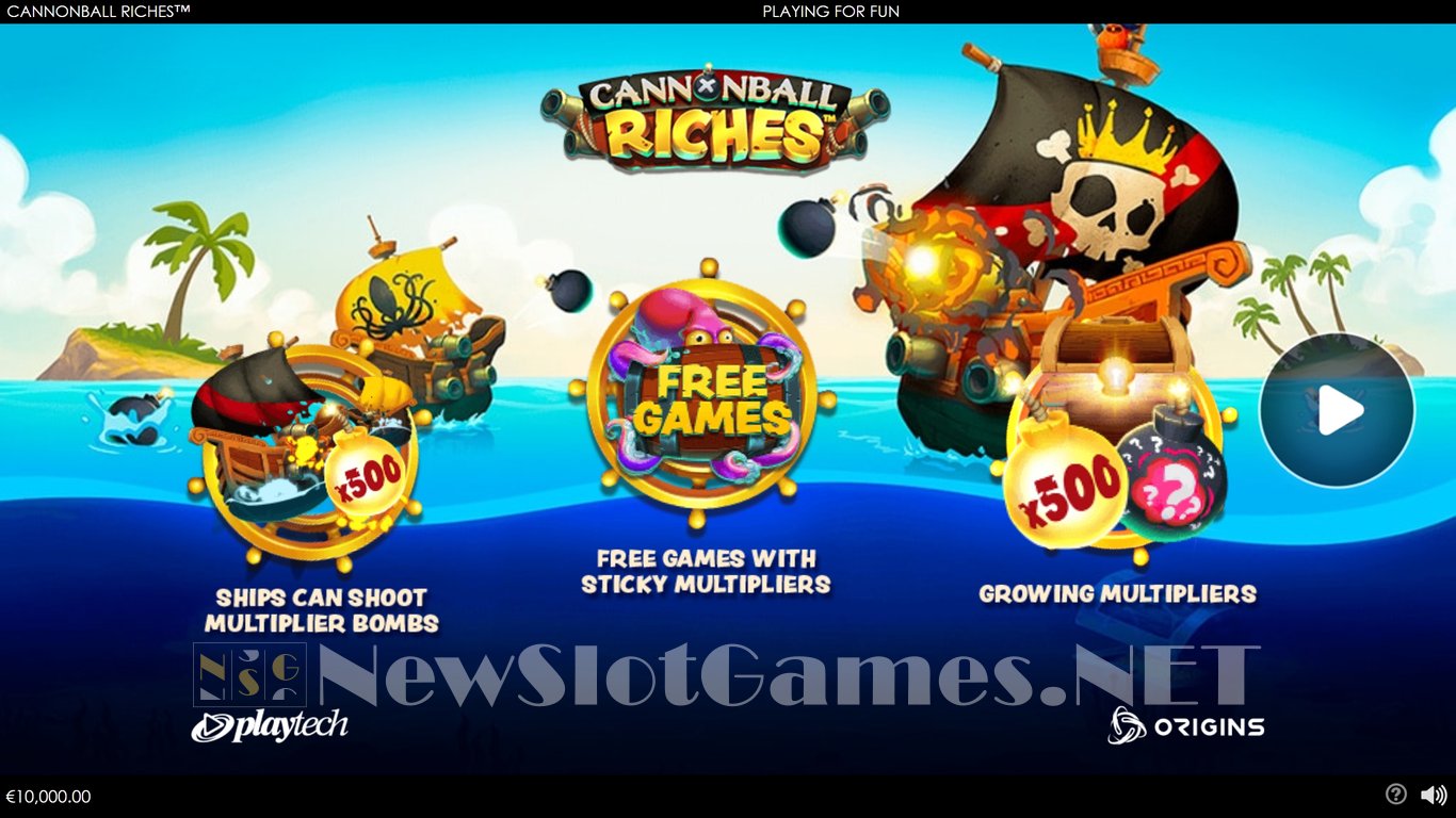 Cannonball Riches Slot Demo Image