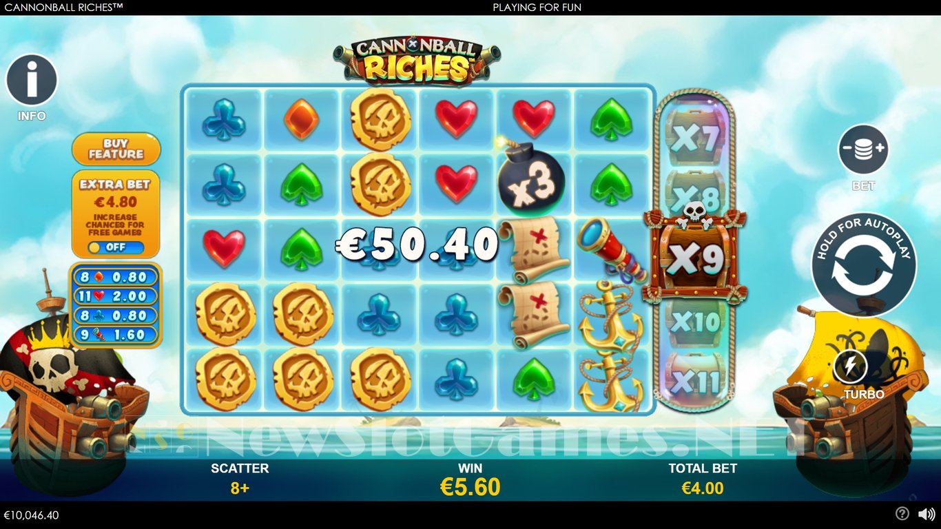 Cannonball Riches Slot Slot Image in Demo - pic. 3