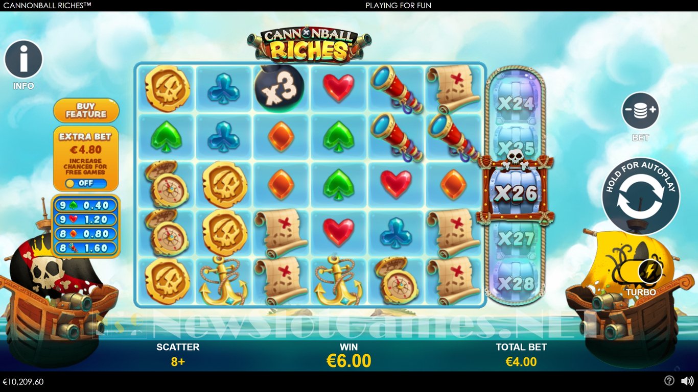 Cannonball Riches Slot Slot Image in Demo - pic. 6