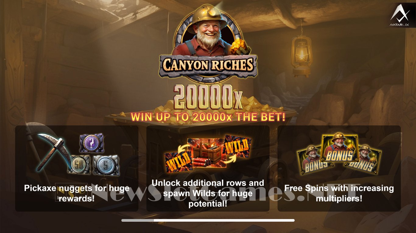 Canyon Riches Slot Demo Image