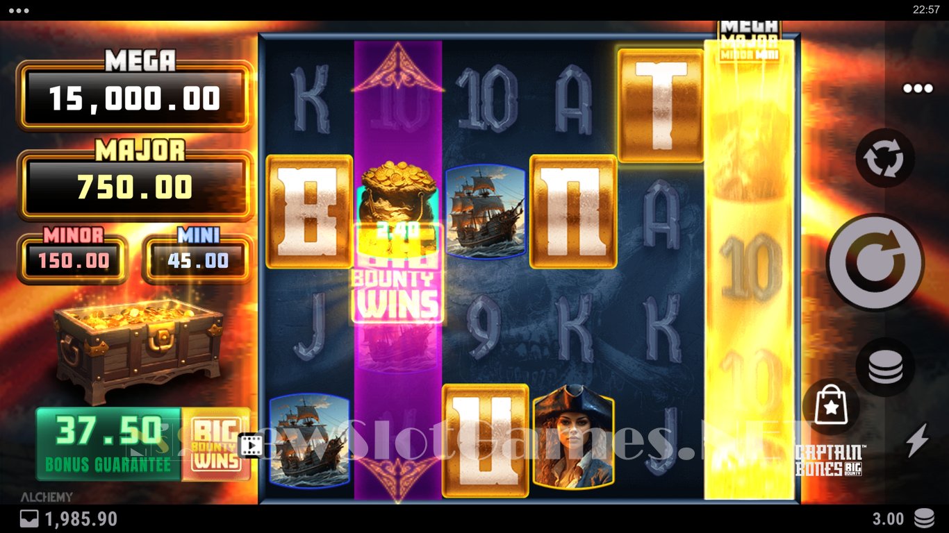 Captain Bones Big Bounty Slot Slot Image in Demo - pic. 5