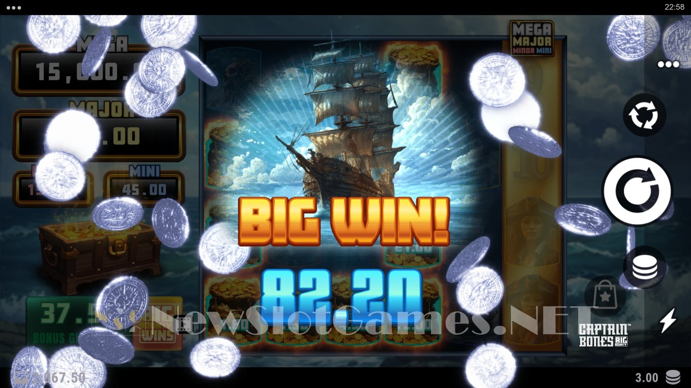 Captain Bones Big Bounty Slot Slot Image in Demo - pic. 8