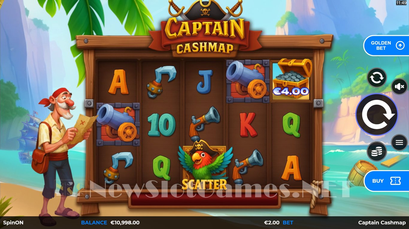 Captain Cashmap Slot Demo Image