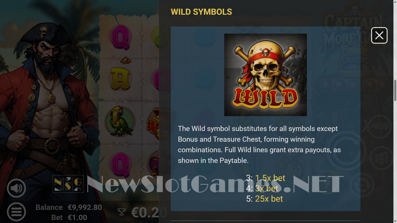 Captain Moregain Slot Slot Image in Demo - pic. 9