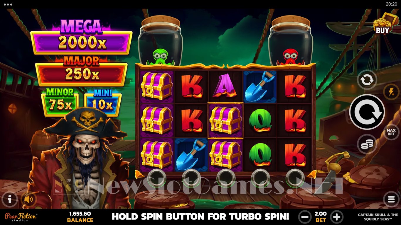 Captain Skull & the Squidly Seas Slot Slot Image in Demo - pic. 2
