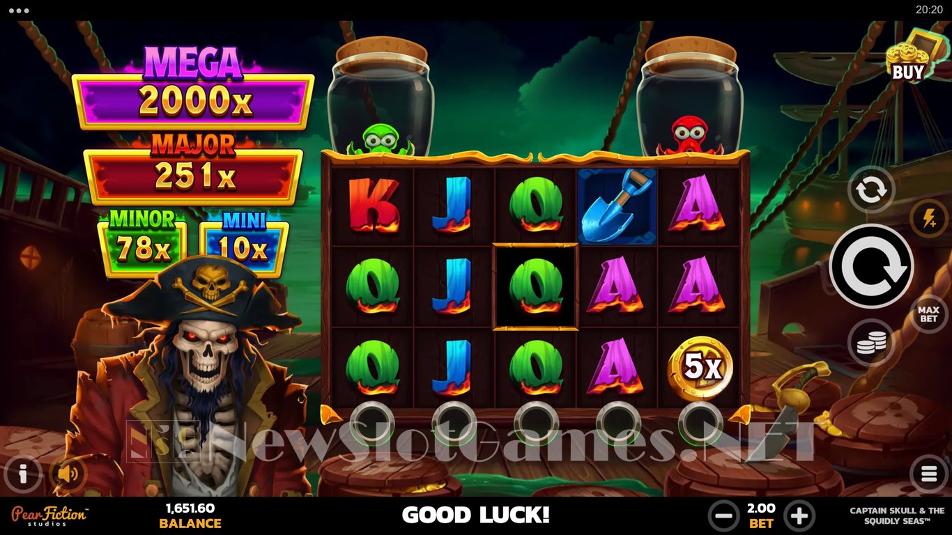 Captain Skull & the Squidly Seas Slot Slot Image in Demo - pic. 3