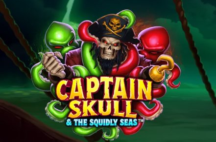 Captain Skull & the Squidly Seas Slot Logo