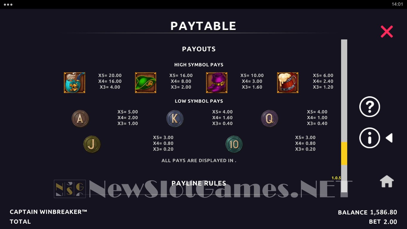 Captain Winbreaker Slot Slot Image in Demo - pic. 7