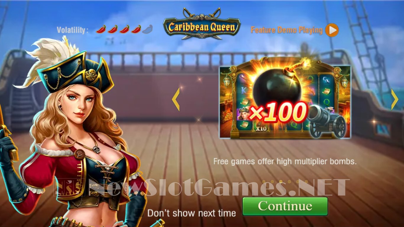 Caribbean Queen Slot Demo Image