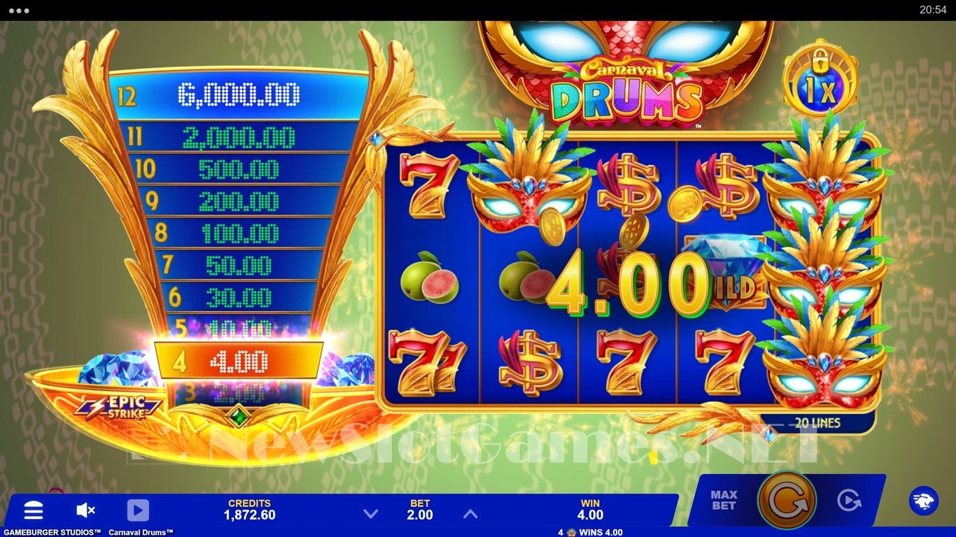Carnaval Drums Slot Slot Image in Demo - pic. 2