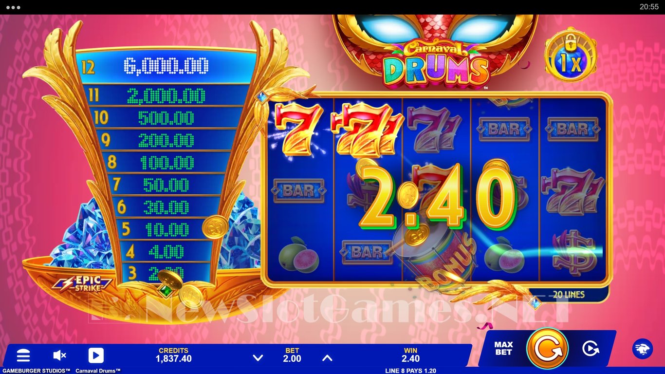 Carnaval Drums Slot Slot Image in Demo - pic. 5