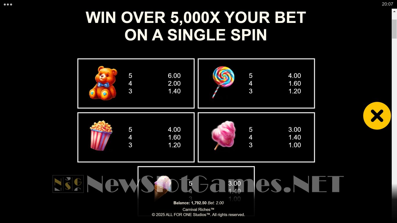 Carnival Riches Slot Slot Image in Demo - pic. 7