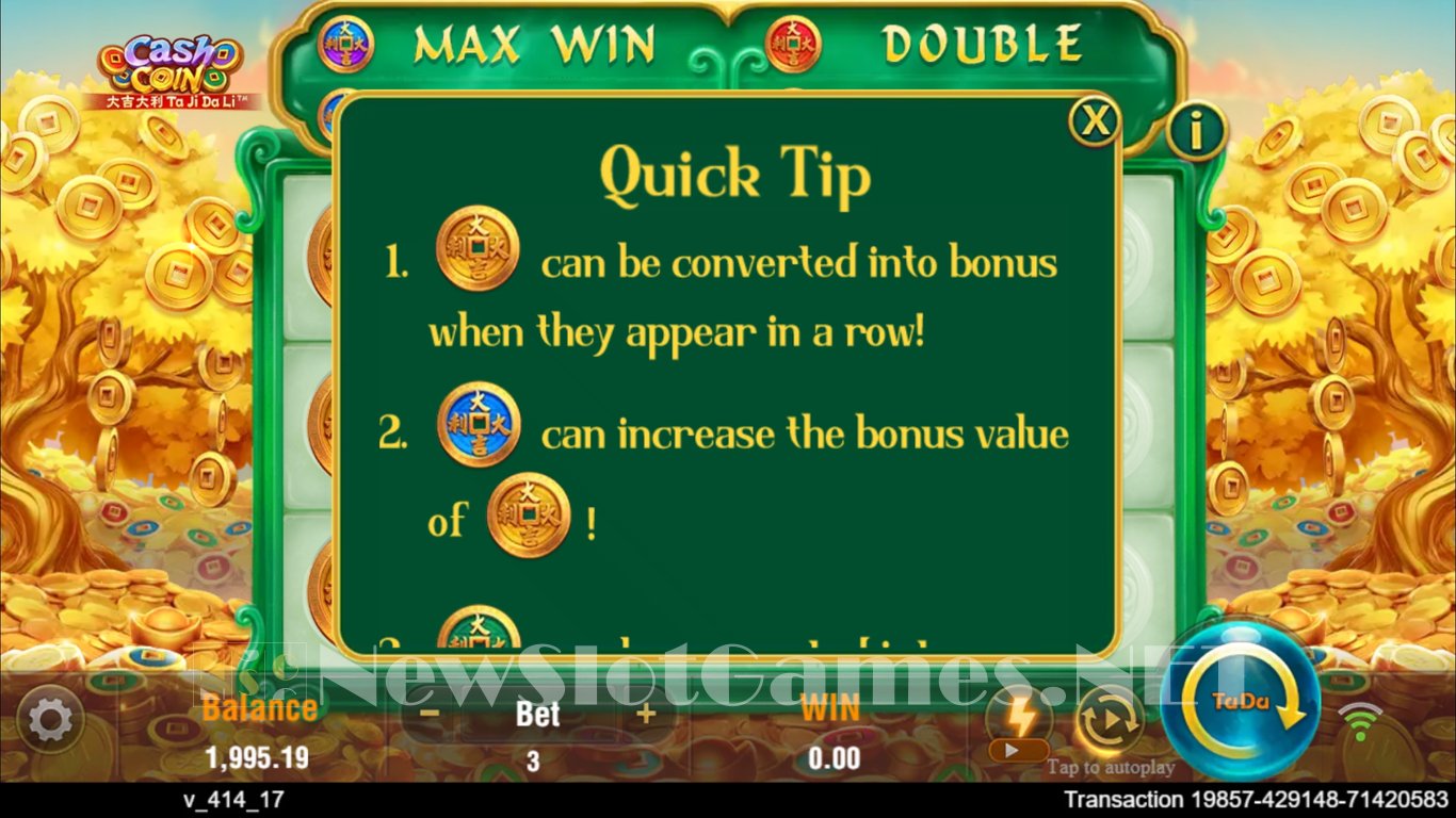 Cash Coin Slot Slot Image in Demo - pic. 4