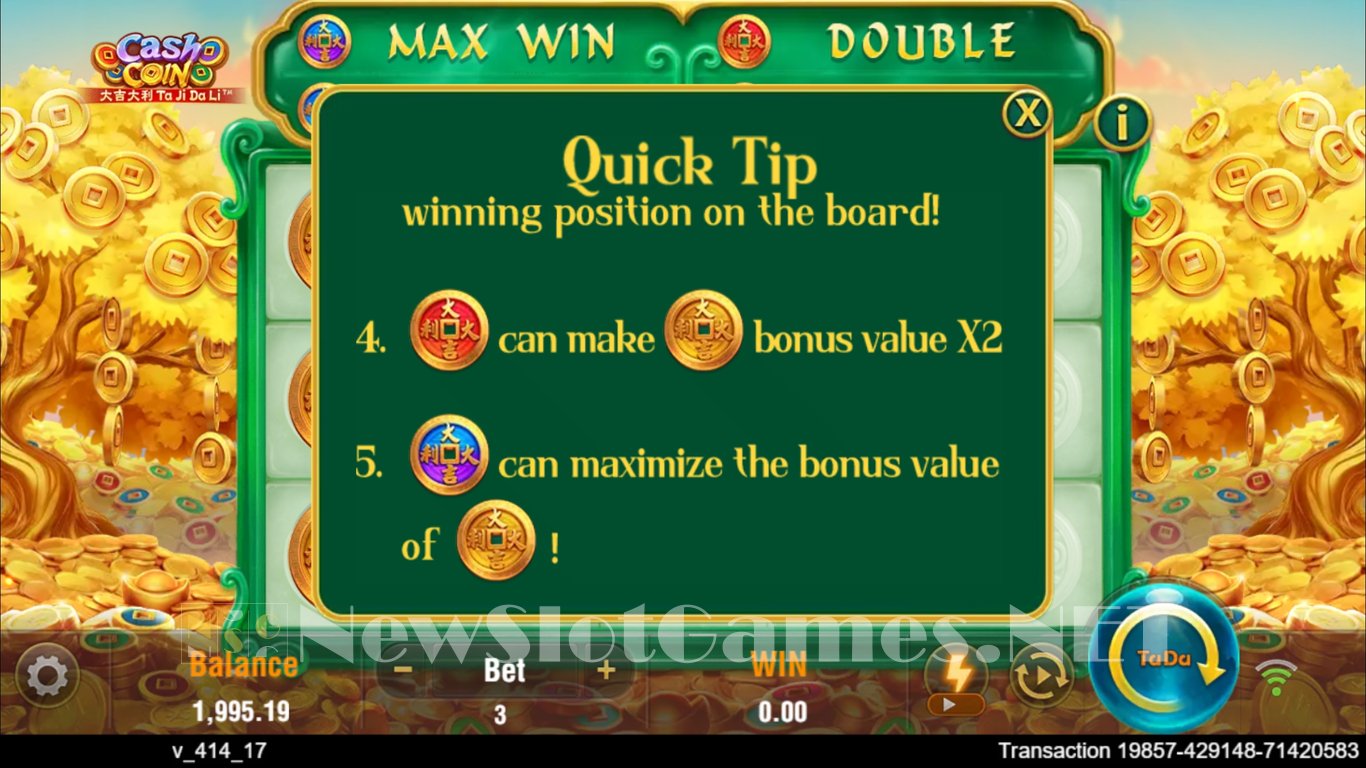 Cash Coin Slot Slot Image in Demo - pic. 5