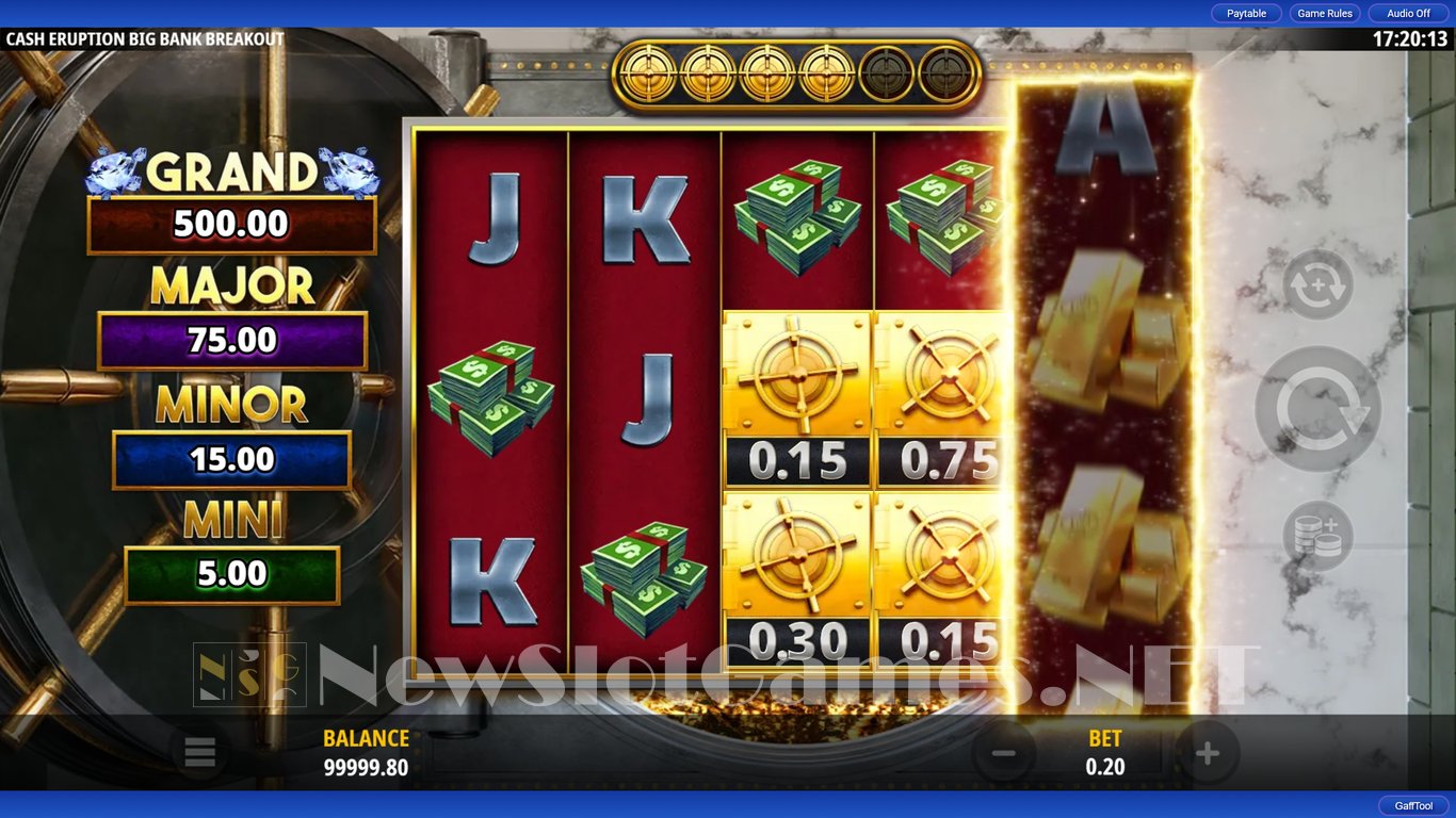 Cash Eruption Big Bank Breakout Slot Demo Image