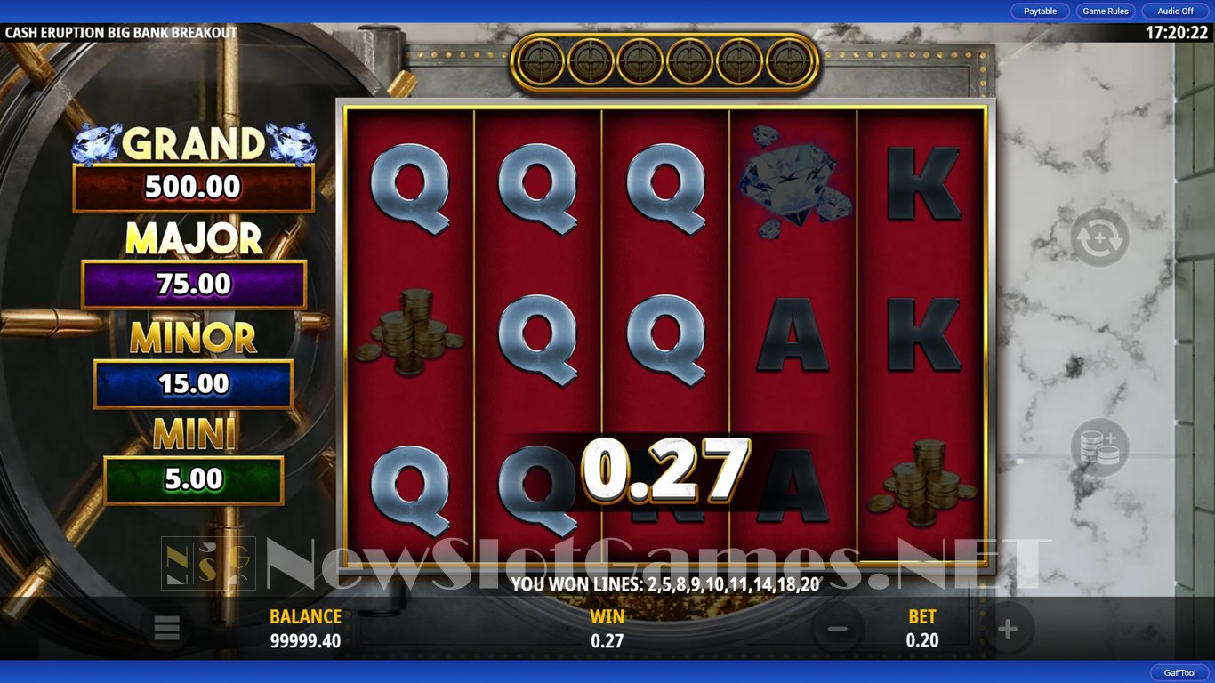 Cash Eruption Big Bank Breakout Slot Slot Image in Demo - pic. 3