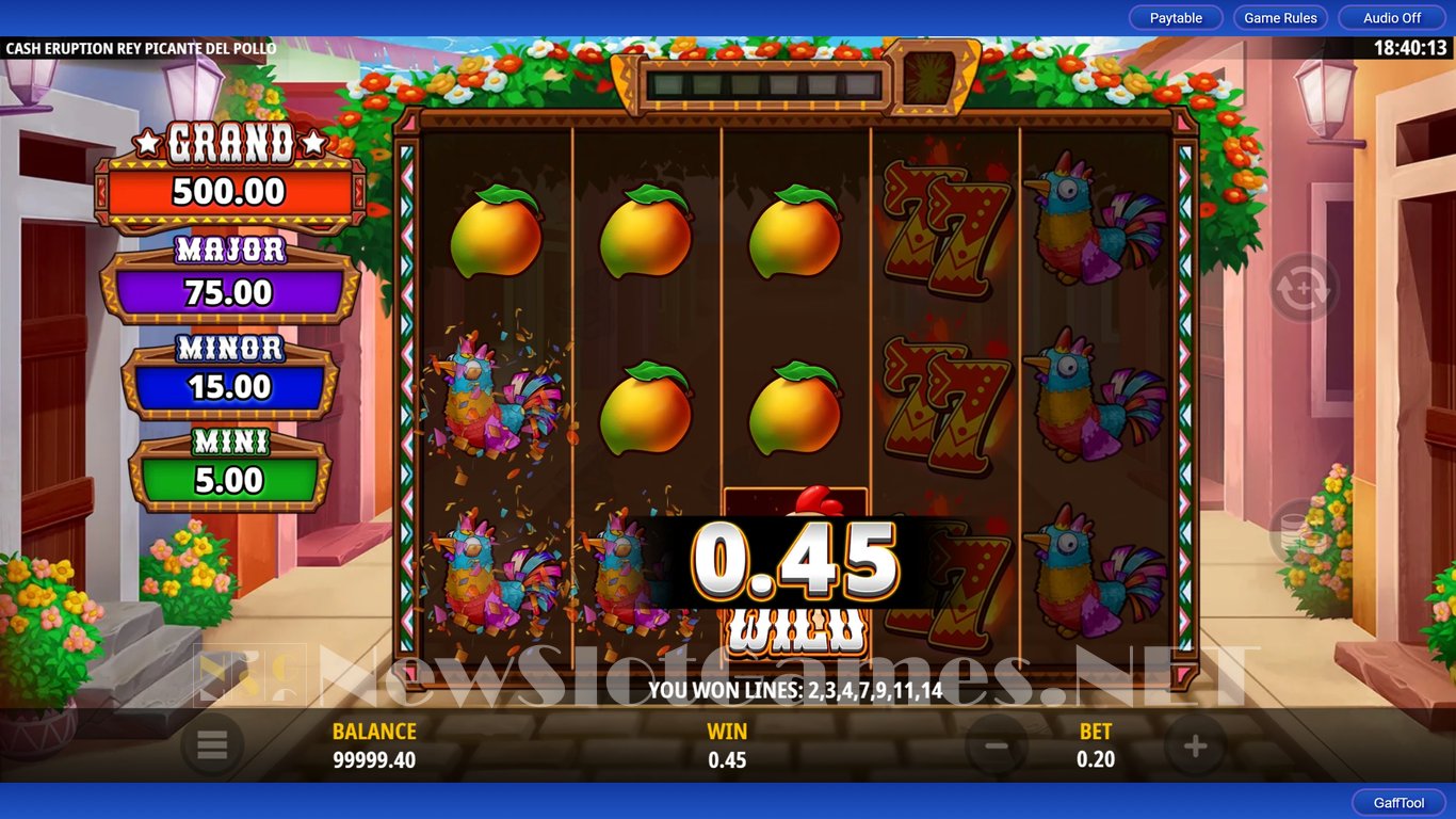 Cash Eruption Rey Picante Del Pollo Slot Slot Image in Demo - pic. 3
