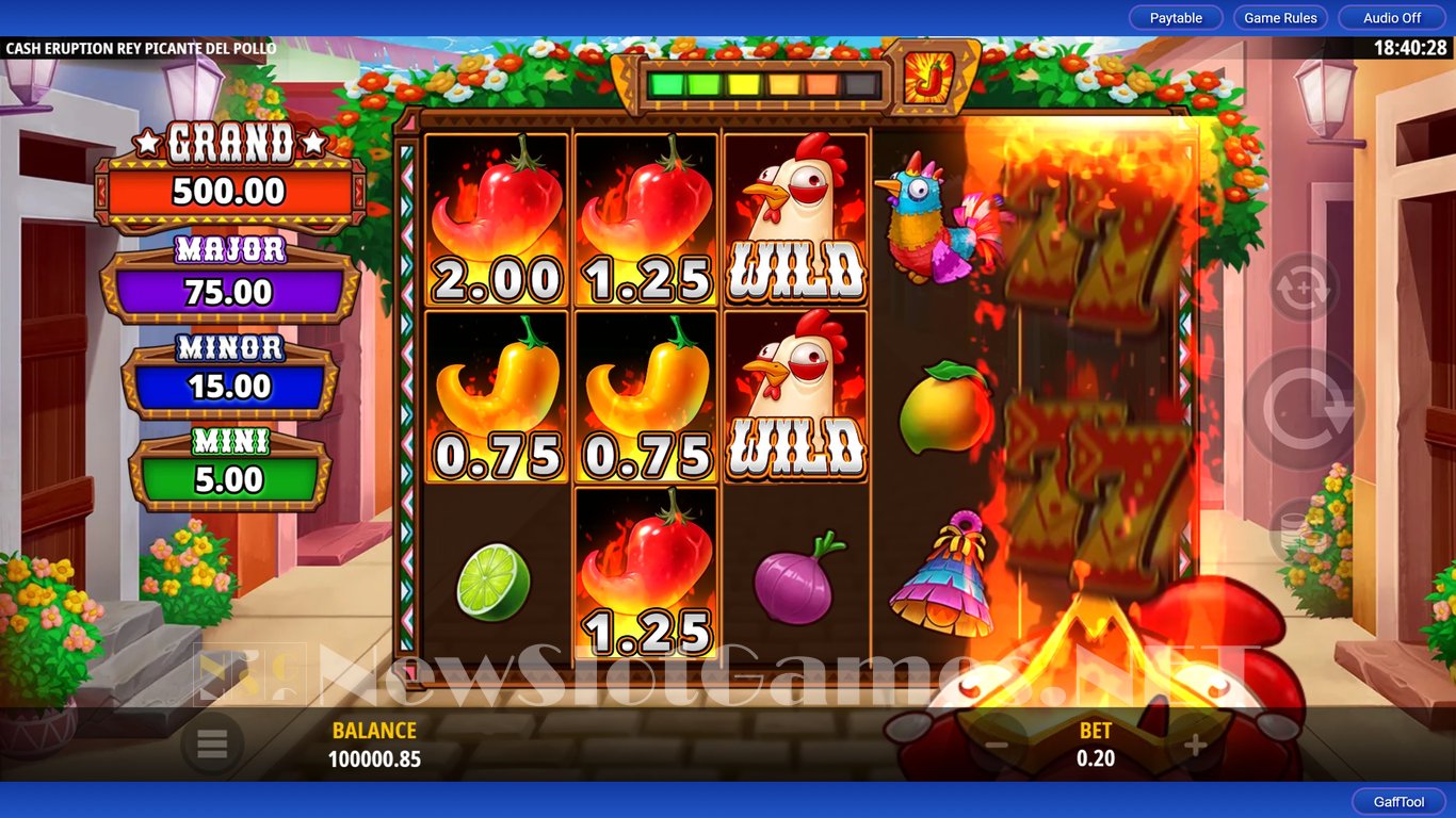 Cash Eruption Rey Picante Del Pollo Slot Slot Image in Demo - pic. 4