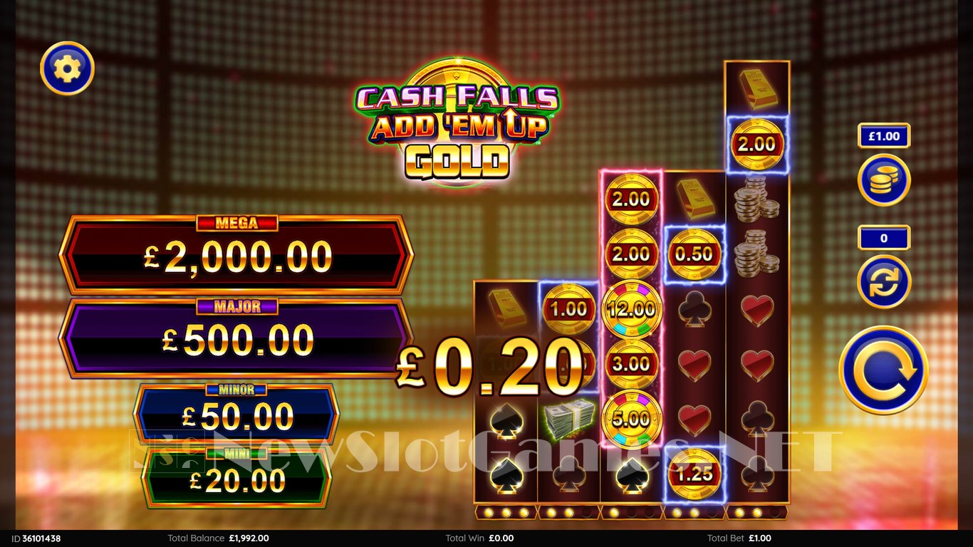 Cash Falls Add Em Up Gold Slot Slot Image in Demo - pic. 5