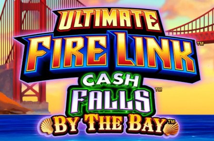 Ultimate Fire Link Cash Falls By the Bay Slot Logo