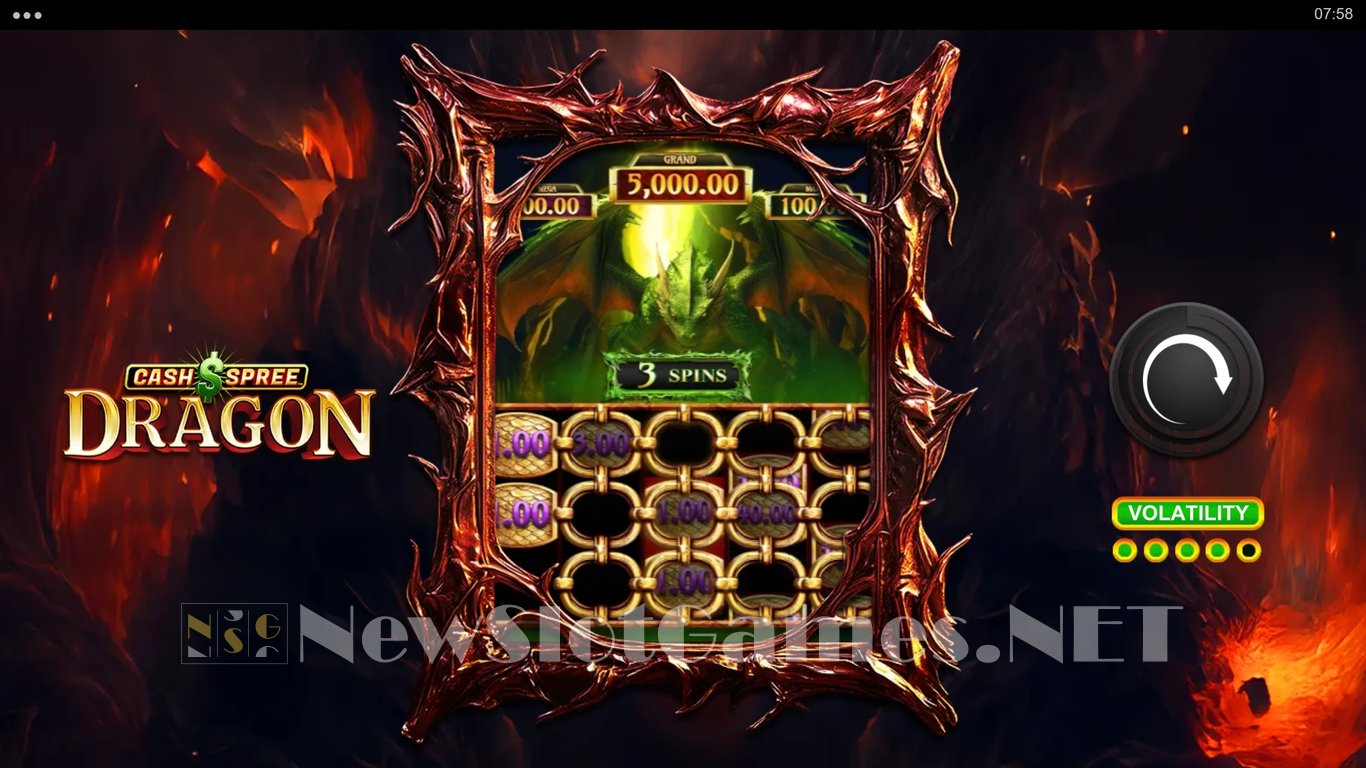 Cash Spree Dragon Slot Demo Image