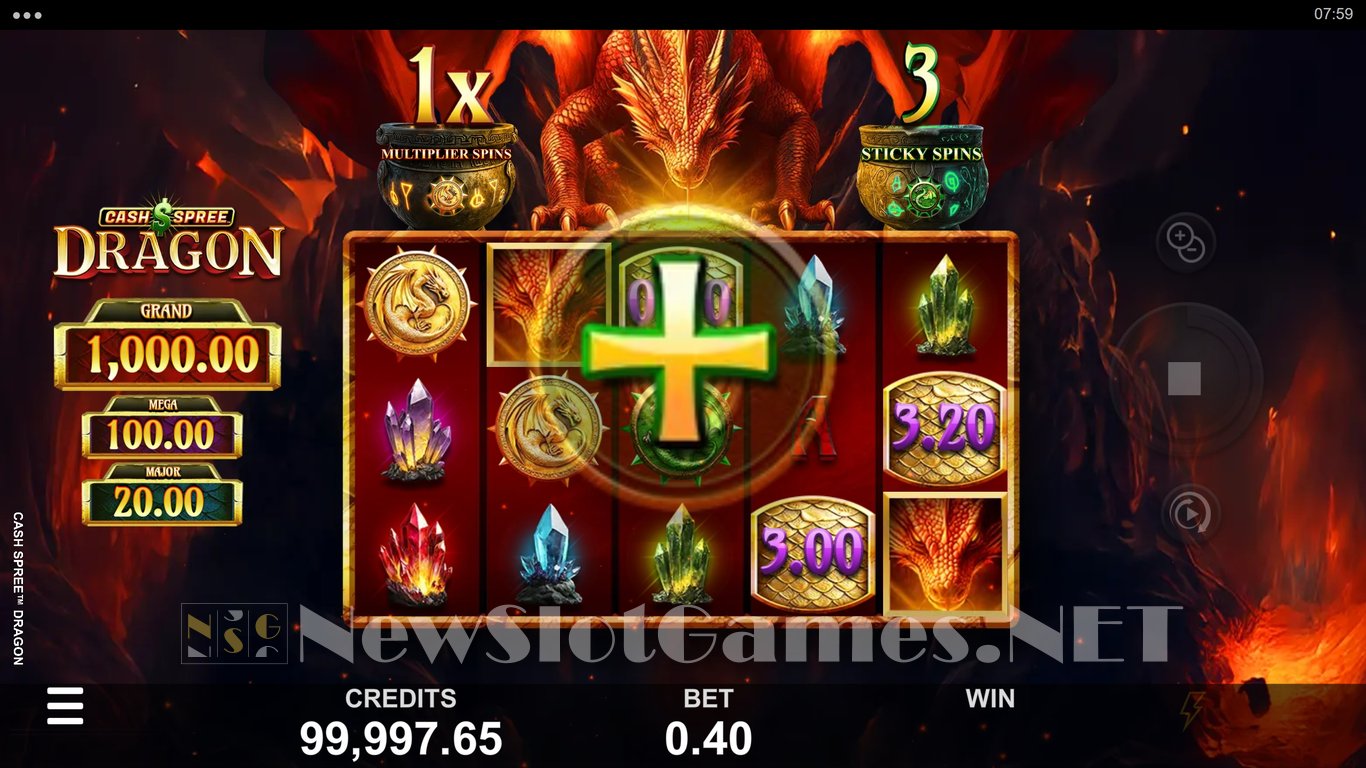 Cash Spree Dragon Slot Slot Image in Demo - pic. 2