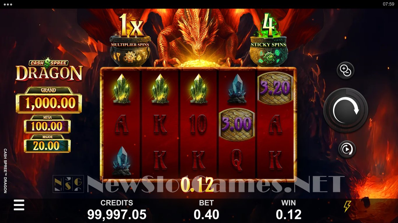 Cash Spree Dragon Slot Slot Image in Demo - pic. 3