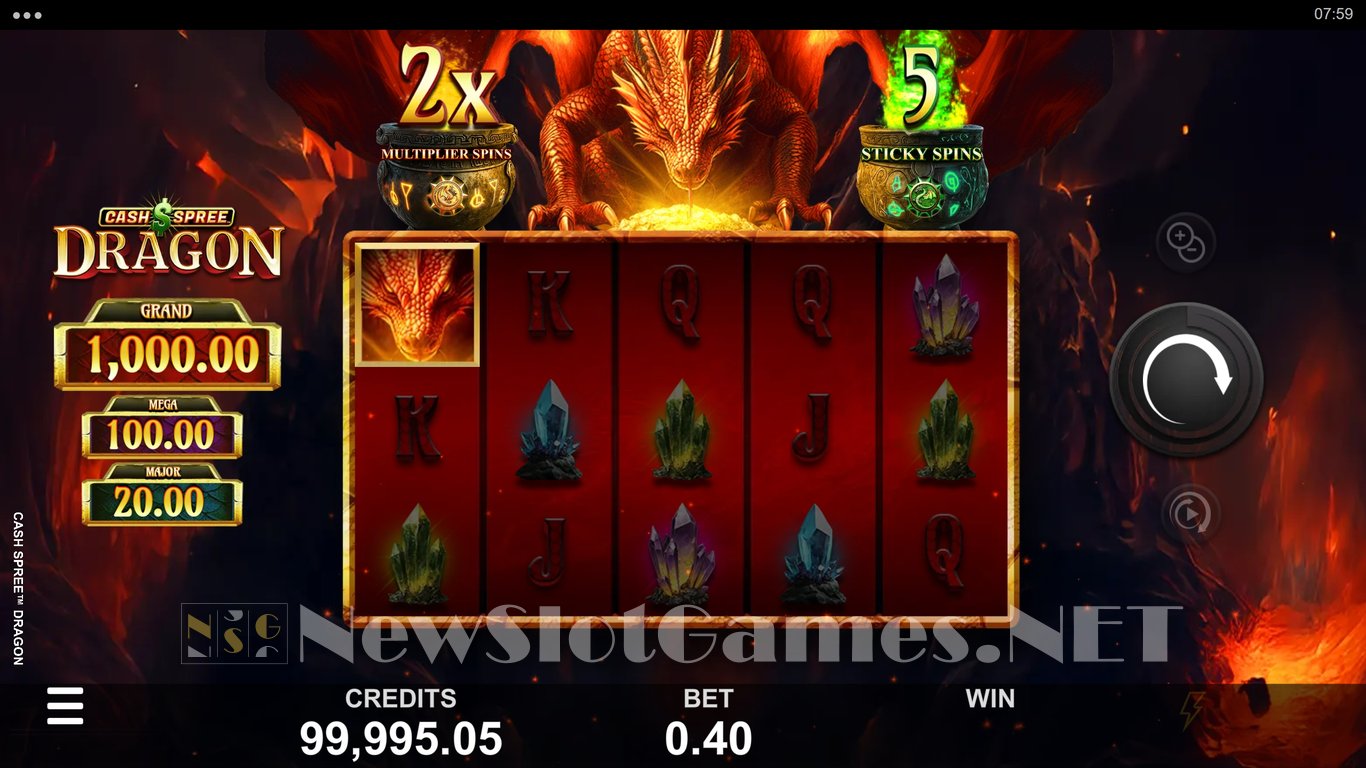 Cash Spree Dragon Slot Slot Image in Demo - pic. 5