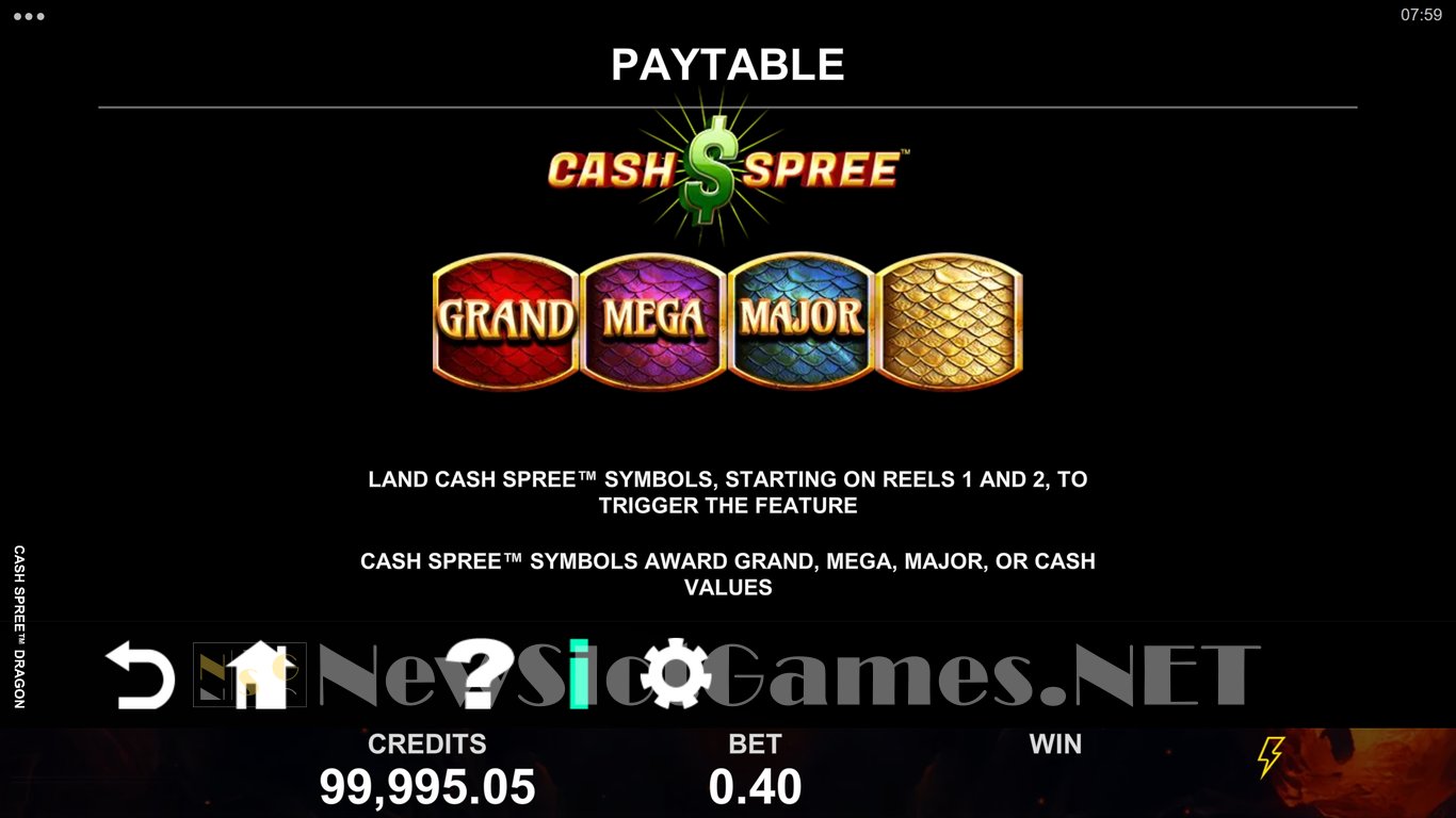Cash Spree Dragon Slot Slot Image in Demo - pic. 7